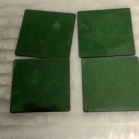 Vintage wooden Table Coaster set with Duck Nature Theme 4 Coasters - Picture 6 of 6